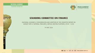 Standing Committee on Finance, 19 May 2026