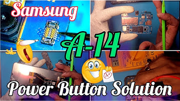Samsung A14 Power button not Working (SM-A146B) 100& Solution #mobileengineer