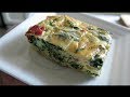 Easy and Healthy Spinach Egg Casserole