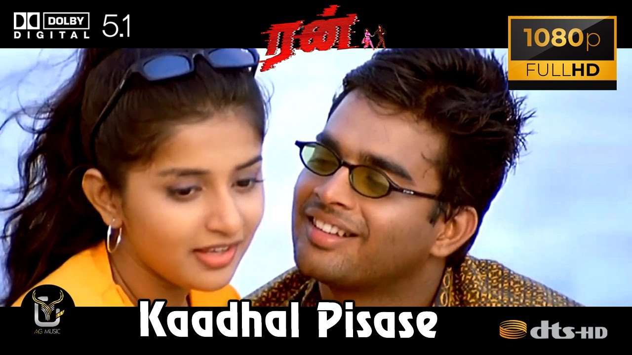 Kaadhal Pisase Run Video Song 1080P Ultra HD 5 1 Dolby Atmos Dts Audio