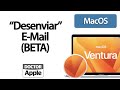 Curso Apple Mac - Desenviar E-Mail - macOS 13 Ventura