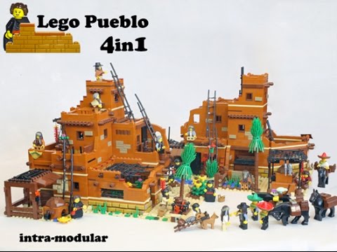 Lego Ideas Lego Pueblo Ii A 4in1 Modular Creator Set Youtube