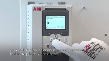 Cómo personalizar los ajustes del variador ACS580