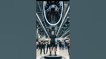 Future Soldier Transformation 🛡️ Nanobot Armor Demo at Tech Expo #shorts #viralshorts