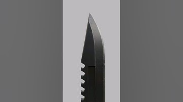 Bayonet Knife 3D Model #shorts #blender