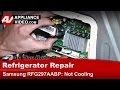 Samsung Refrigerator not cooling - Compressor & Condenser motor not running