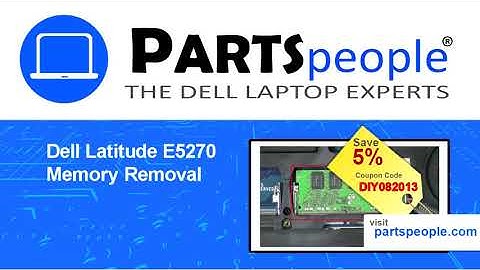 Dell Latitude E5270 (P23T001) Memory How-To Video Tutorial