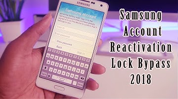 2018 Samsung Account Reactivation Lock Bypass/Remove/Delete Solution