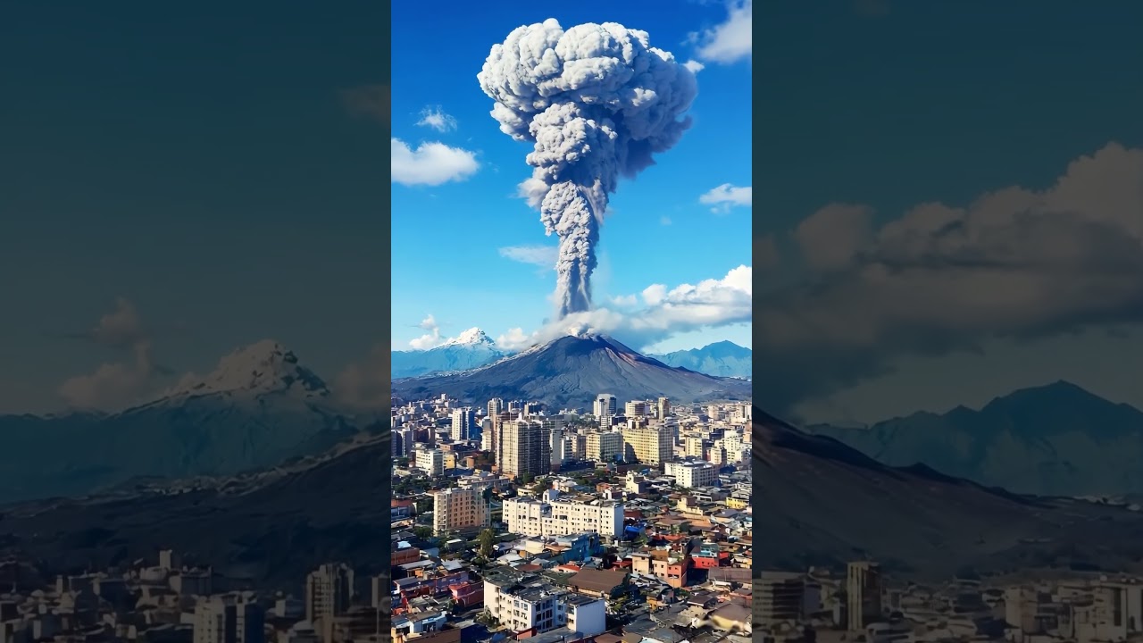 Spectacular Calbuco Volcano Eruption in Chile 🌋 4K Ultra HD Ambient Video