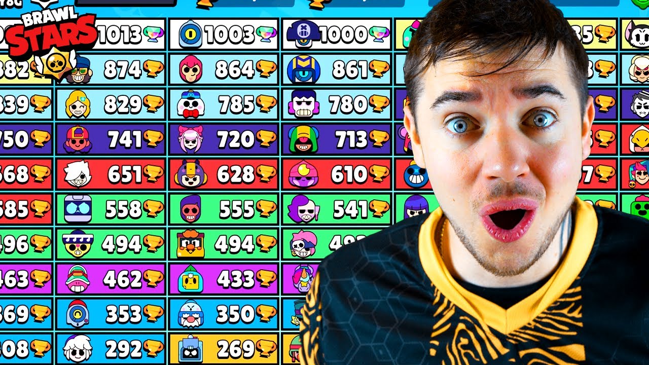 ASMR : Je te montre TOUS MES BRAWLER RANK 50 ( MAX ) ✨🎉