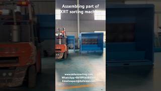 Assembling part of XRT sorting machine #oresorting #mineralsorting