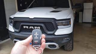 2020 Ram Rebel remote start