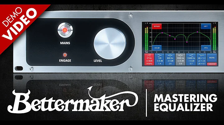 Bettermaker - Mastering Equalizer - KMR Demo Room