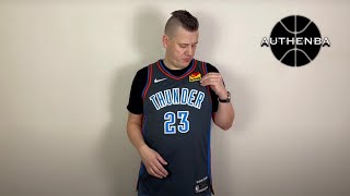 Authentic Oklahoma City Thunder 22/23 City edition NBA jersey by NIKE