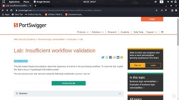 Insufficient workflow validation (Video Solution) | 2020