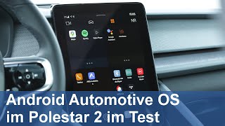Android Automotive OS im Polestar 2 im Test