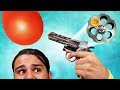 DON'T Pop Your Balloon Challenge! (Airsoft Roulette)