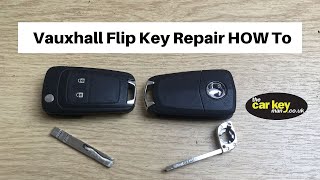 vauxhall flip key repair kit instructions