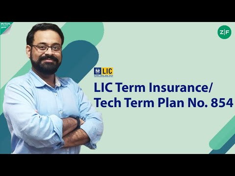 எல்ஐசி தொழில்நுட்ப கால திட்டம் 854 | எல்ஐசி டேர்ம் இன்சூரன்ஸ் 2020 | எல்ஐசி டெக் டர்ம் பிளான்