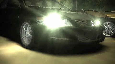 MITSUBISHI Evolution VIII vs CORVETTE C6 - Sprint State & Warrent Race - Need for Speed™ Most Wanted