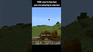 Playing on aternos be like #shorts