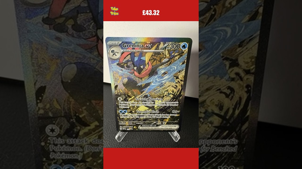 🚀 This Greninja card fetched £43.32 — crazy or fair? 