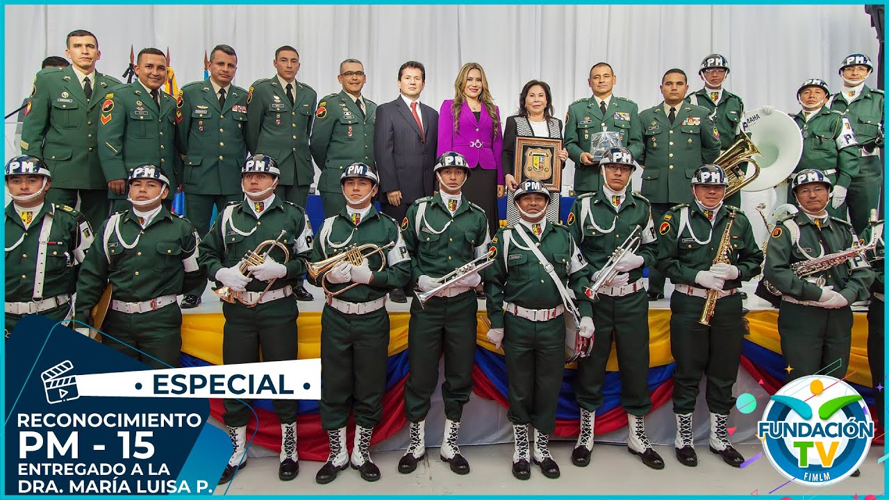 Dra. Maria Luisa recibe reconocimiento de la Policía Militar No. 15 Batallón Cacique Bacatá