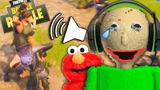 Baldi S Basics Voice Trolling On Fortnite Baldi S Basics Voice Impressions Part 4 W Elmo By Sauceddie - if mario was a roblox character sauceddie