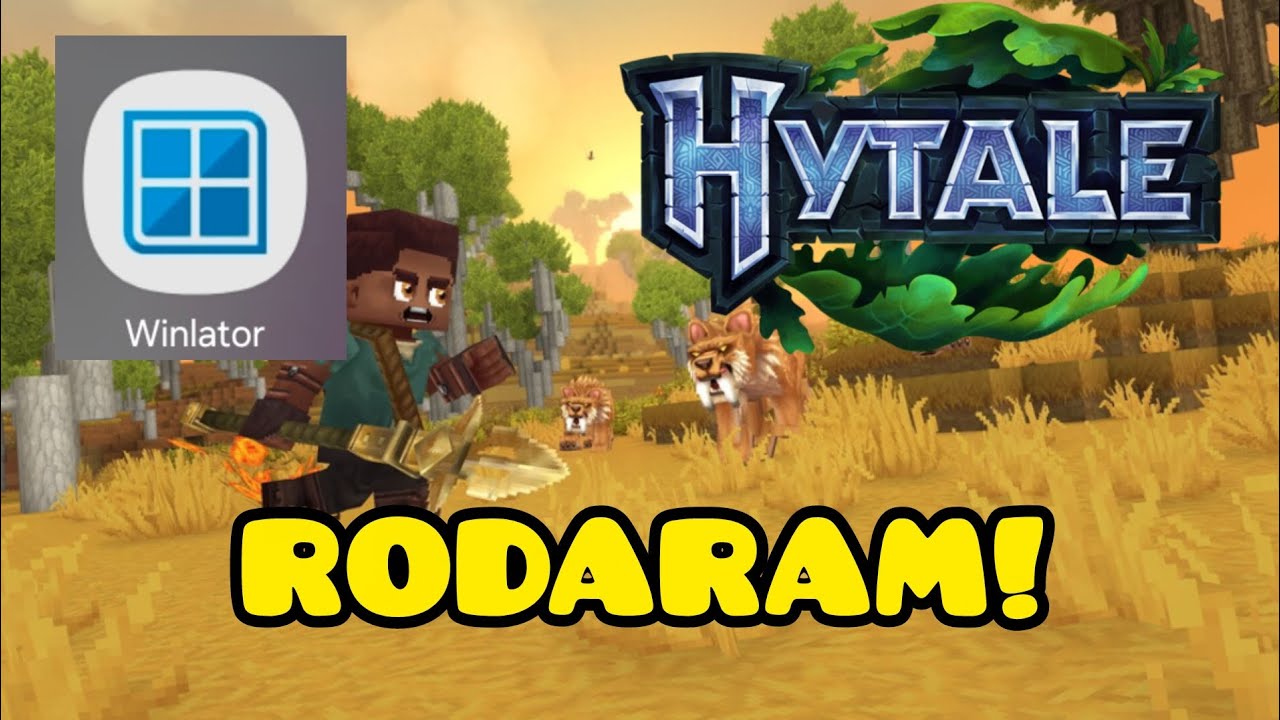 RODARAM HYTALE NO CELULAR KKKKKKKKKK