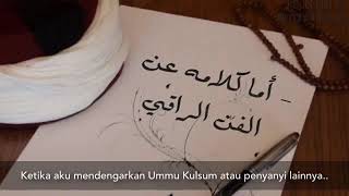 Di balik lagu Ummu Kulsum — Syekh Al Buthy