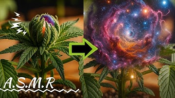 AI ASMR A Cosmic Plant Grows Galaxies & Nebulas (Oddly Satisfying Animation)