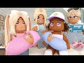 Family babysitting routine with bestfriends twins on berry avenue  roblox voiced roleplay