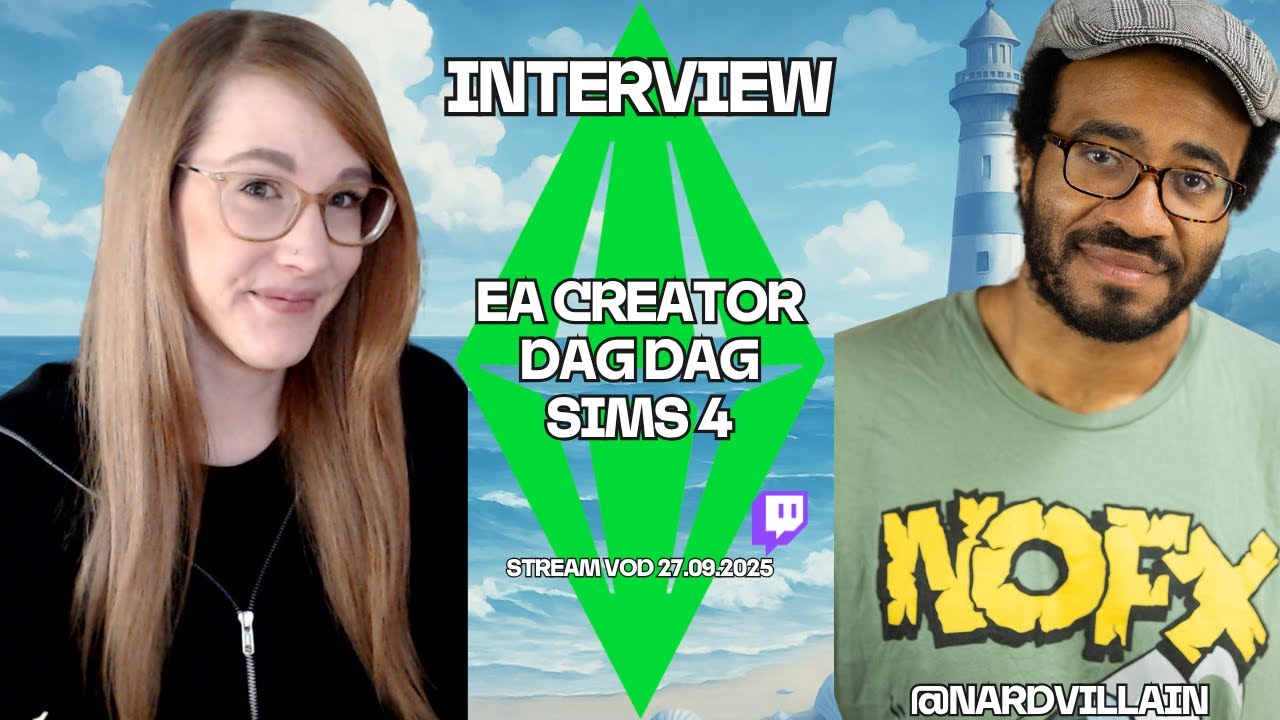 Interview Special with Nardvillain | EA Creator, DAG DAG, Sims 4 - YouTube