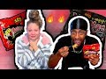 EXTREME SPICY NOODLES CHALLENGE!!🔥 *He Nearly Passed Out!!!*