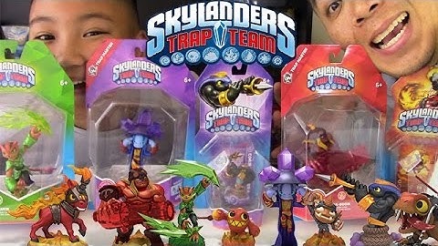 Skylanders Trap Team Unboxing [Trail Blazer, Cobra Cadabra, Blastermind, Tuff Luck, Ka-Boom, Mini
