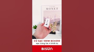 Củ sạc nhanh BISON BCH390 4 cổng sạc (1A+3C) 100W chuẩn US