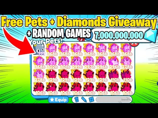 FREE Mythical Pets Giveaway In Pet Simulator X + Random Roblox Games New Years 2022 Stream