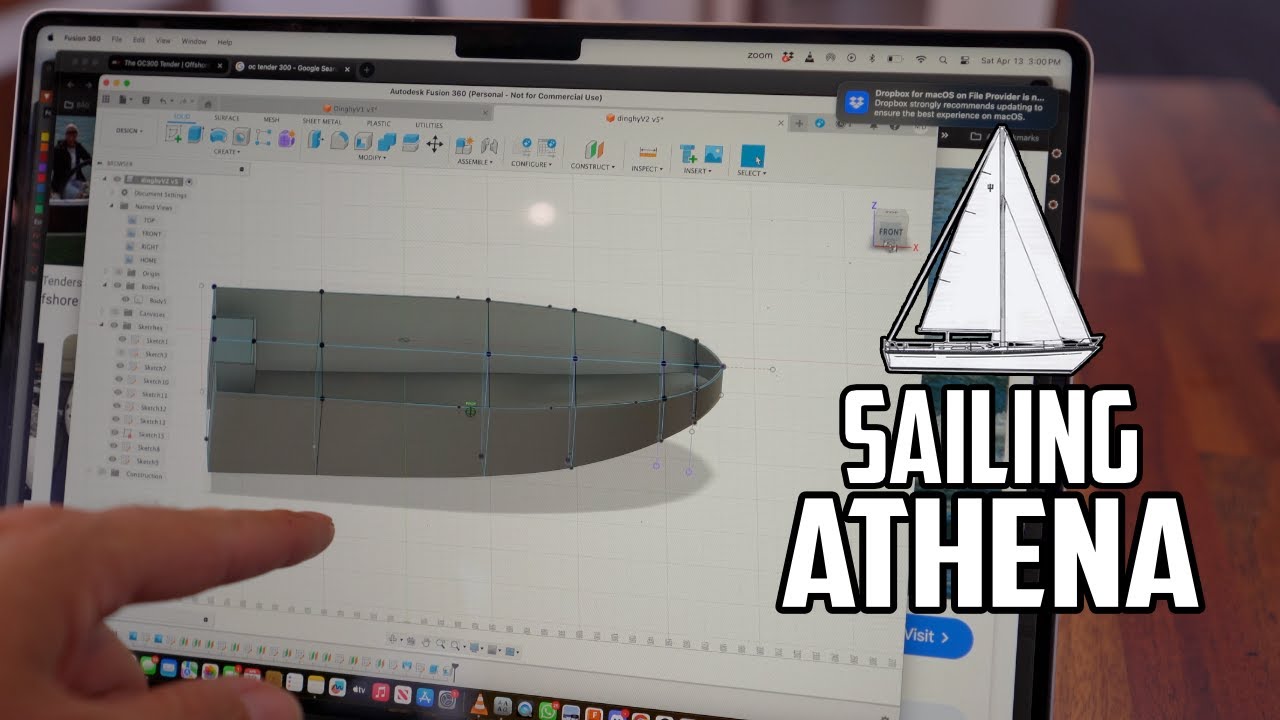 Sail Life – DIY foam core carbon fiber dingy