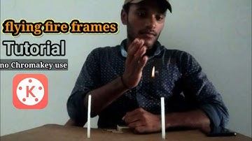 Flying fire frames in kinemaster editing tutorial