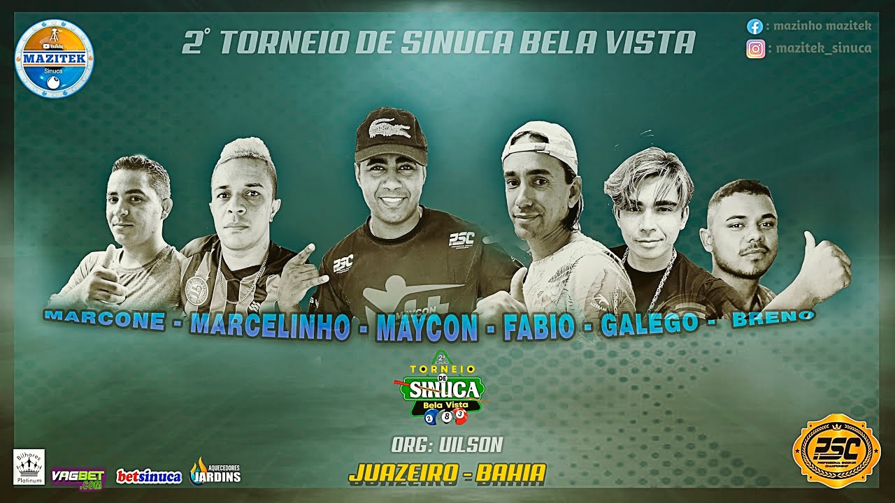 TORNEIO DE SINUCA AO VIVO EM CIPO-BA COM MAYCON DE TEIXEIRA #sinuca  #baianinho #sinucaaovivo 