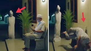 Download Lagu PAK HAJI KAGET ADA POCONG ! TOP 8 PENAMPAKAN HANTU TERJELAS DAN TERSERAM YANG VIRAL DI INTERNET MP3
