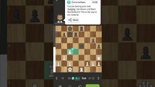 The most underserved brilliant move ever 💀 #shorts #shortsfeed #chess