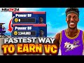 THE BEST &amp; FASTEST WAYS TO EARN VC IN NBA 2K24 • HOW TO GET FREE VC FAST LEGIT