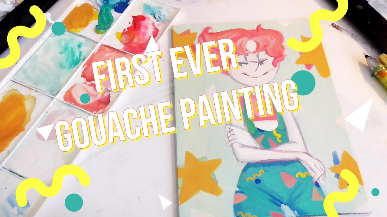 FIRST FULL GOUACHE PAINTING - 90s Pearl Steven Universe Fan Art