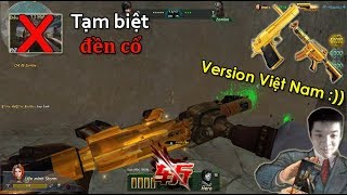 [Truy Kích] M4A1 GOLD & DE GOLD phiên bản Việt Nam cận chiến Zombie | Tạm biệt ĐỀN CỔ