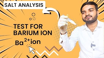 test for barium(Ba2+) ion salt analysis NEET / JEE class 11th and 12th practical #saltanalysis
