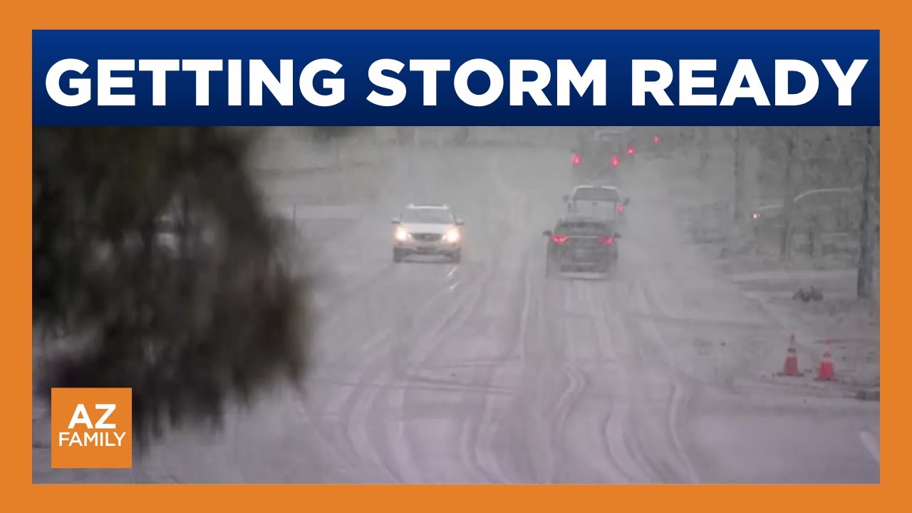 Northern Arizona braces for early January winter storm - YouTube