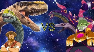 【Dinosaur King】アリオラムス＆パタゴサウルス　決戦首領ジャーク   VS Spectre【恐竜キング】