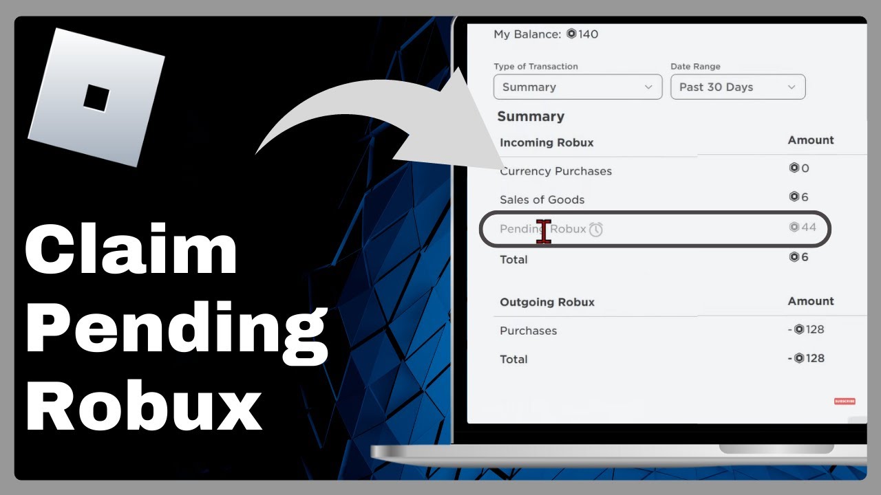 There's no robux pending? : r/RobloxHelp
