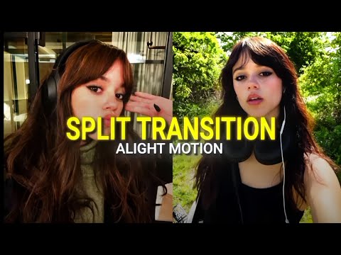 Split transition Tutorial in alight motion